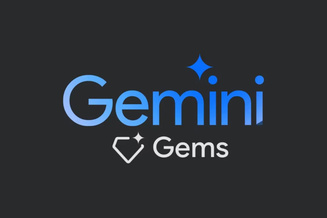 Official logo for Google Gemini Gems on dark background